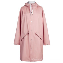 JinJia High quality pu waterproof windproof raincoats for women